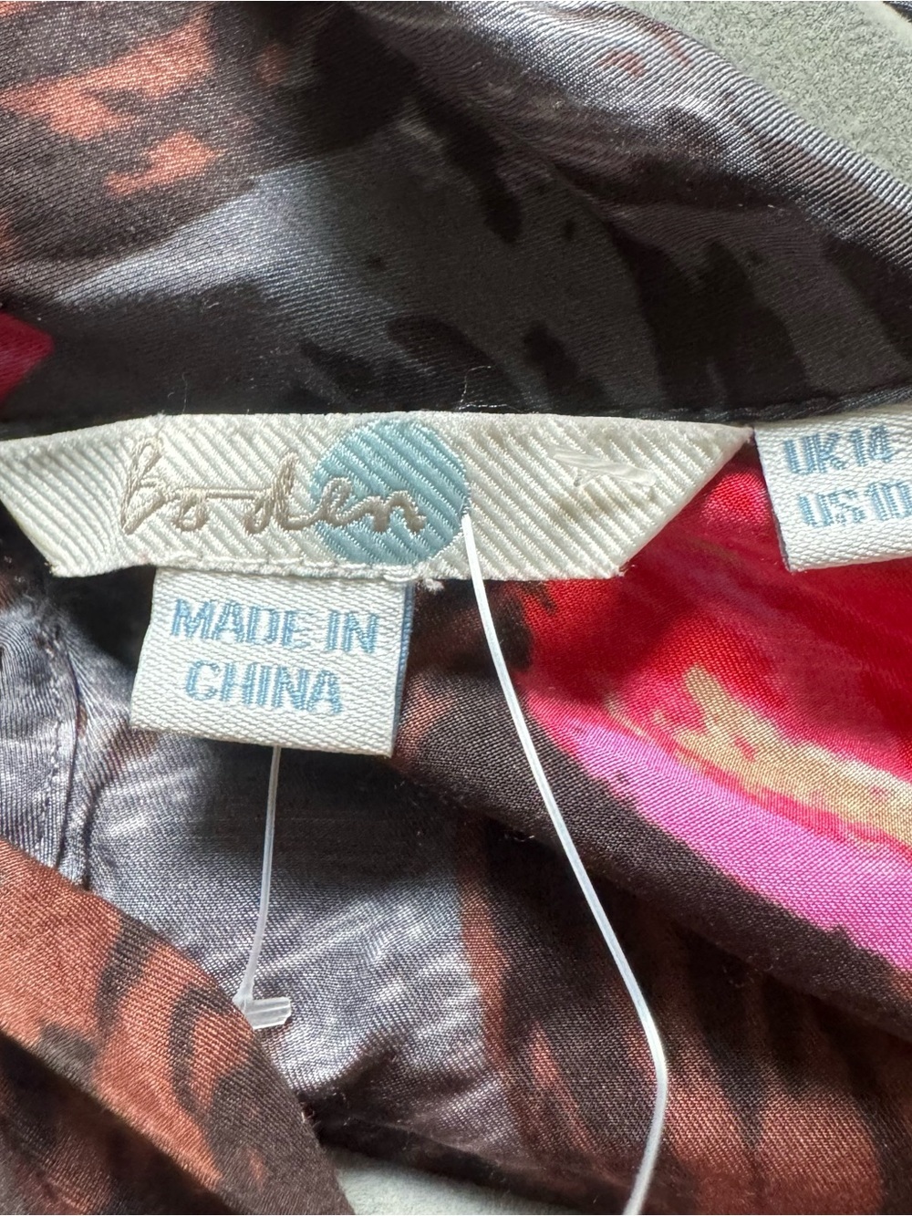 Boden Moody Floral Silk Blend Blouse - Picture 3 of 5
